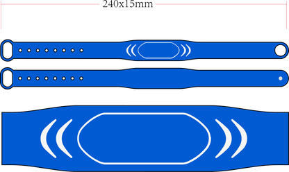 Silicone bracelet (A01)