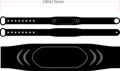 Silicone bracelet (A01)