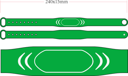 Silicone bracelet (A01)