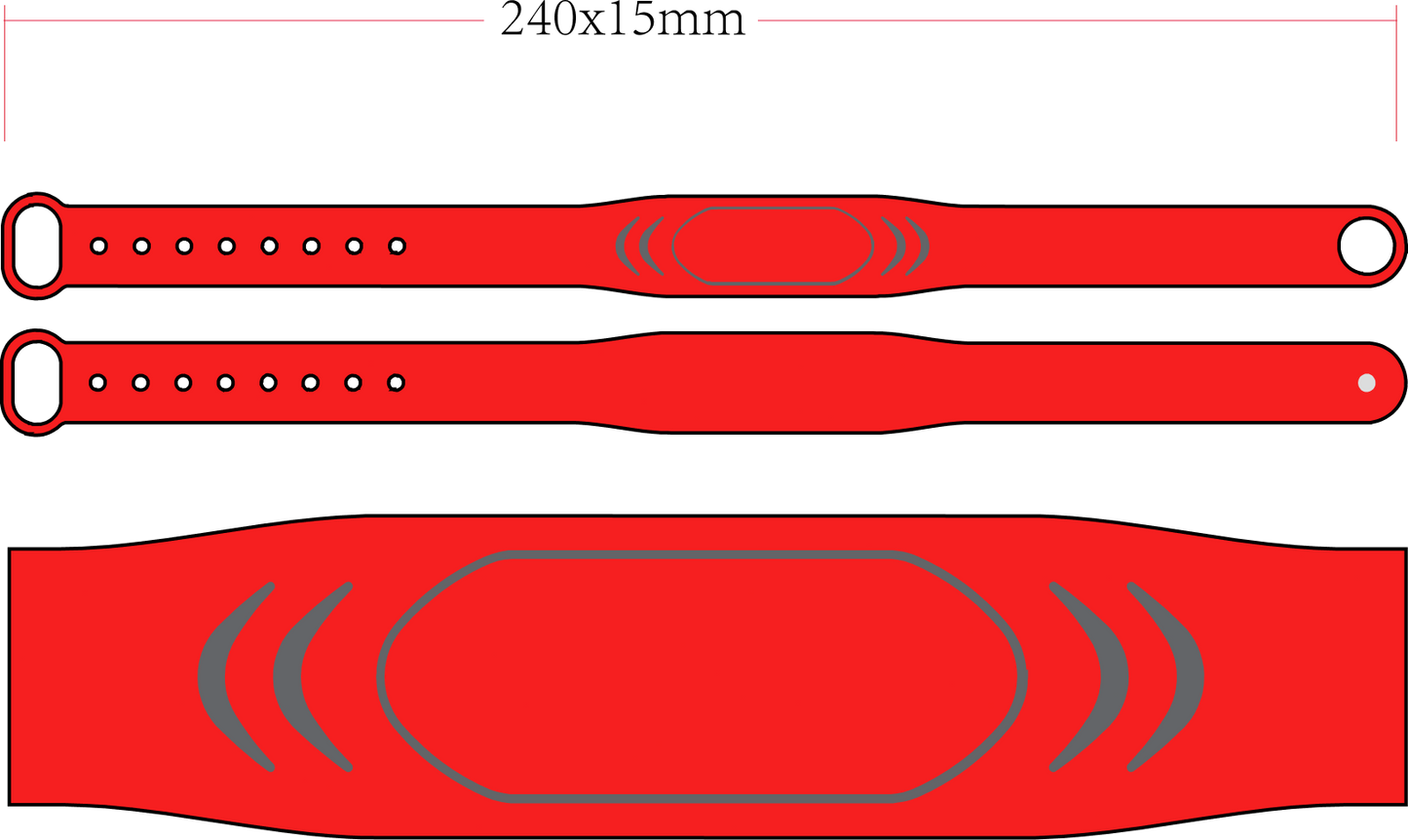 Silicone bracelet (A01)