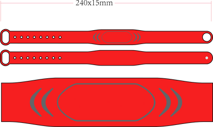 Silicone bracelet (A01)