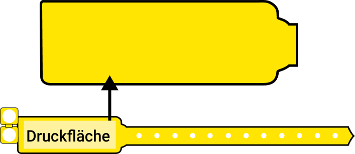 PVC disposable wristband (A01)