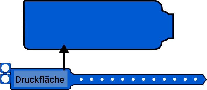 PVC disposable wristband (A01)