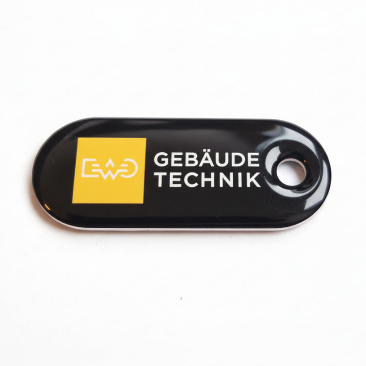 RFID keyfob with Epoxy layer