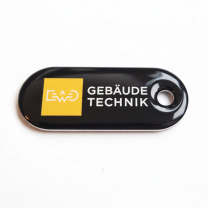 RFID keyfob with Epoxy layer
