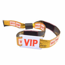 Fabric wristband (hard PVC tag)